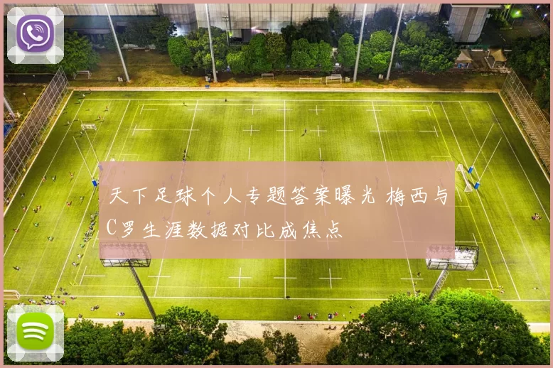 天下足球个人专题答案曝光 梅西与C罗生涯数据对比成焦点